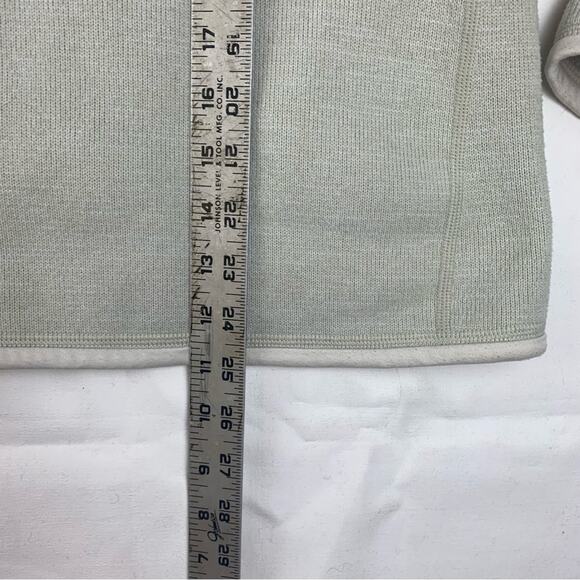 Patagonia women's medium better sweater off white cream 1/4 zip pullover outdoor - Picture 7 of 9